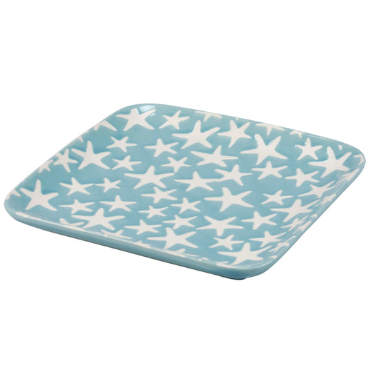 Starfish Trinket Plate - Stoneware