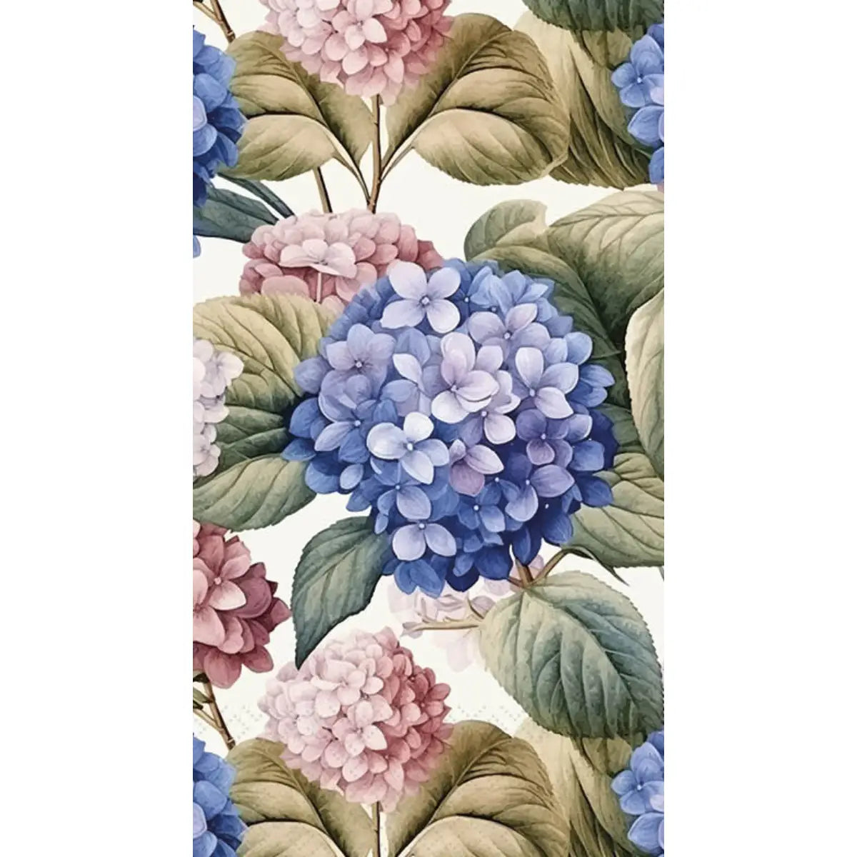 Dinner Napkins Guest Towels - Painted Hydrangea