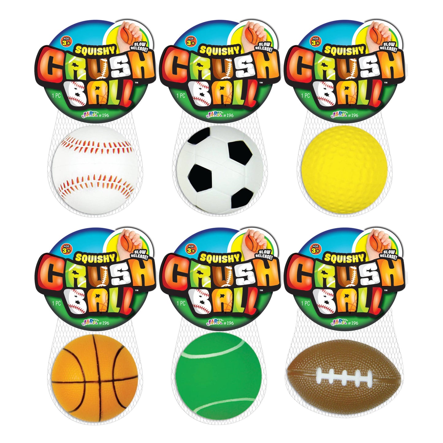Squishy Crush Ball - Assorted