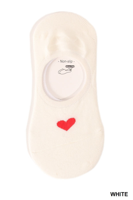 Be Mine No Show Socks - 1 Pair, Color Options