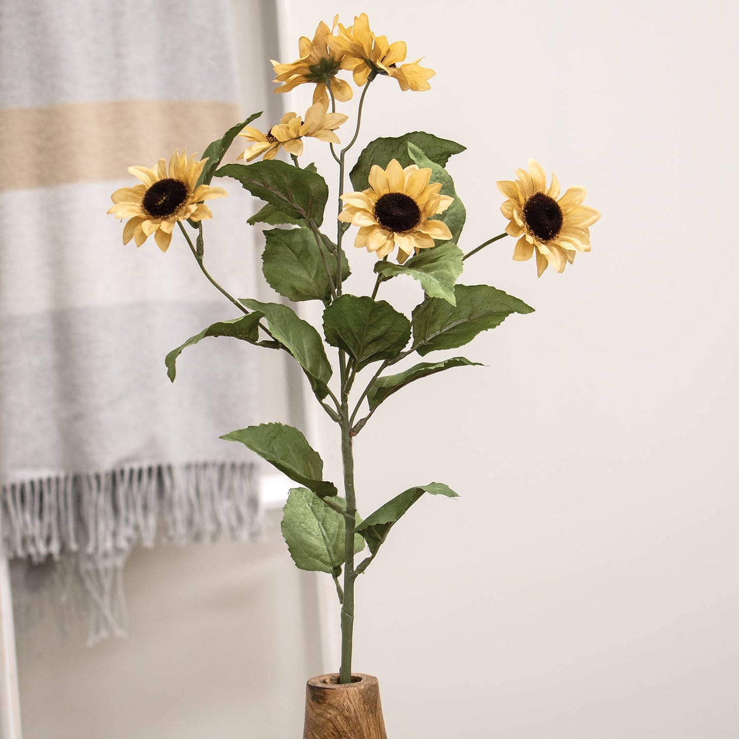Teastain Mini Sunflower Spray, 30"