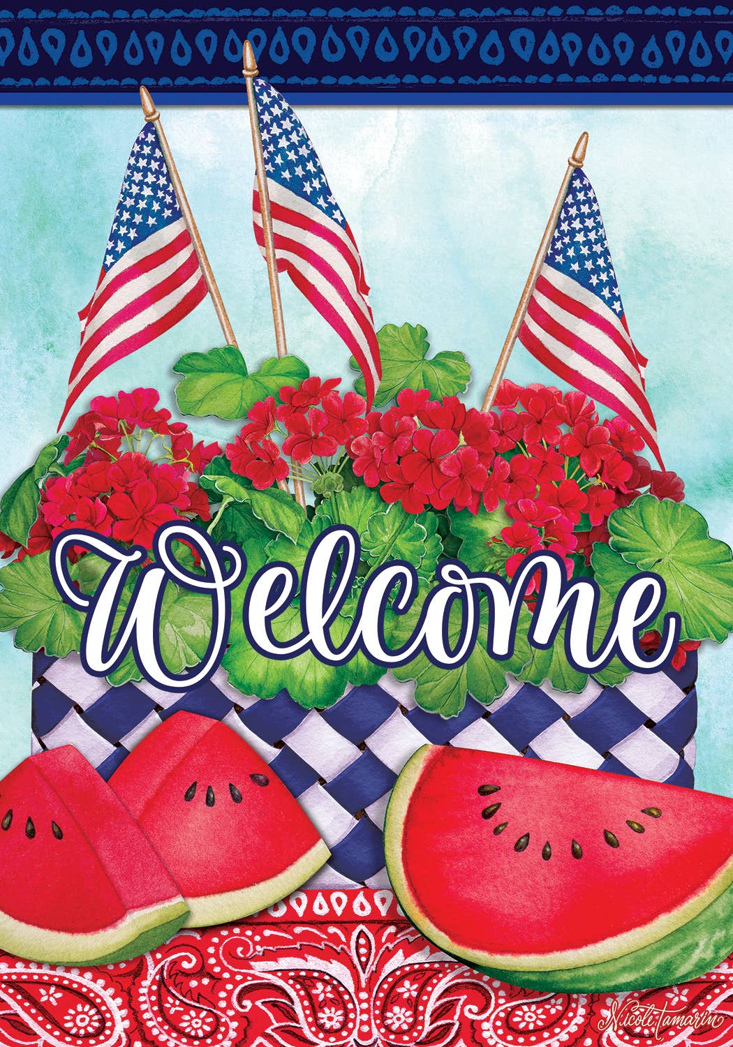 Watermelon and Flags-FM