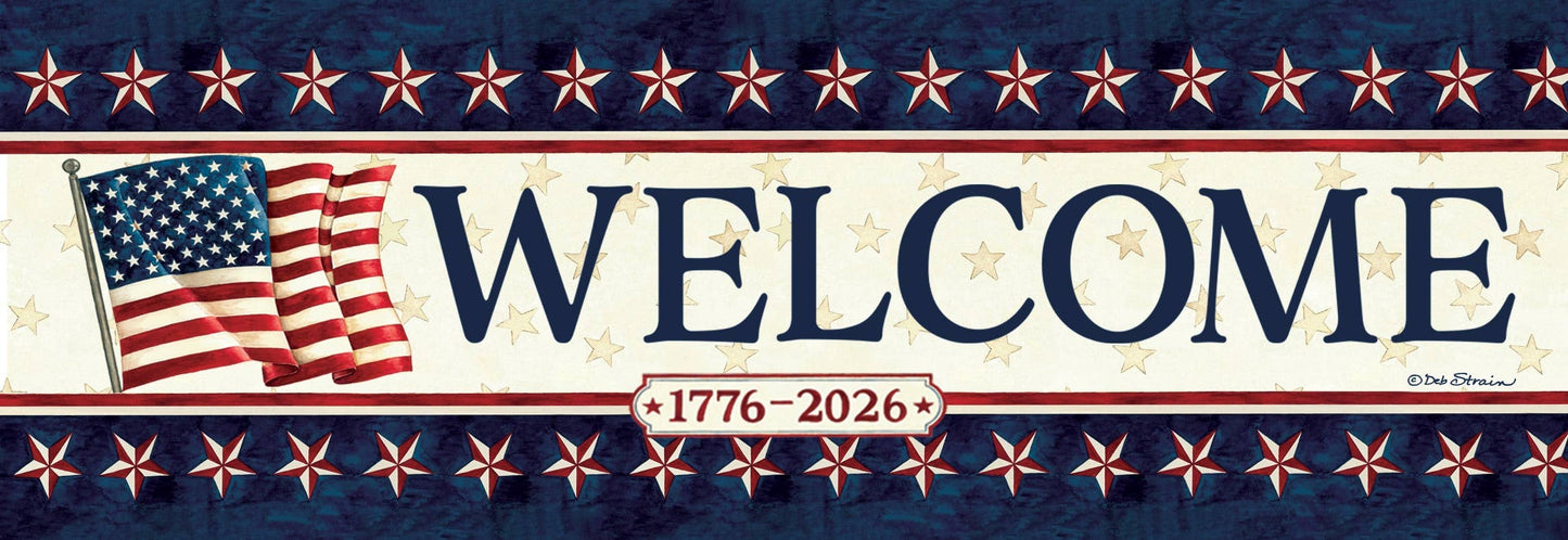 America 250 Years Signature Sign Insert - Custom Decor