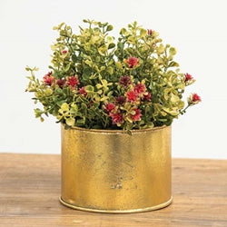 Ruby Buds & Baby Grass Half Sphere