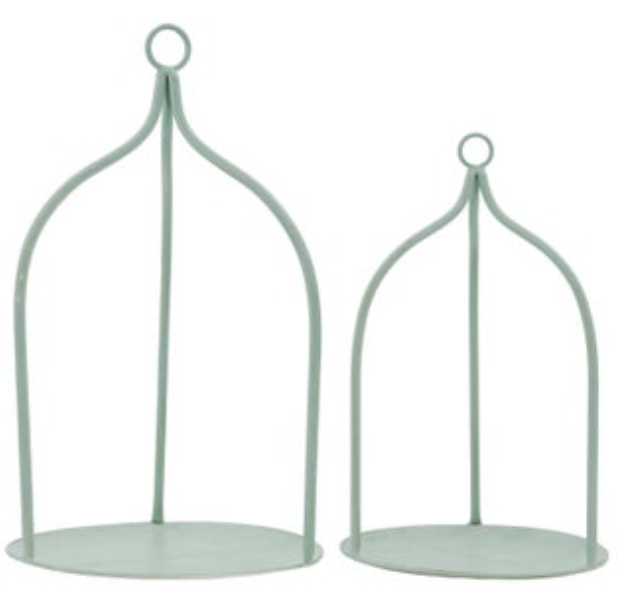 Sage Green Open Lantern - 2 Sizes