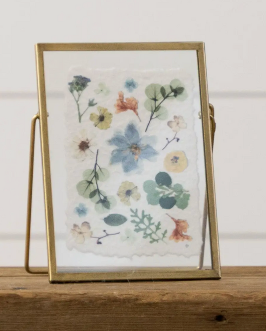 Pastel Pressed Flower Framed Art - 2 Designs