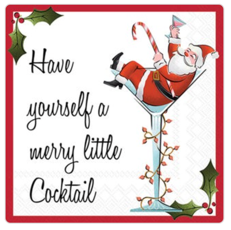 Have Yourself a Merry Little Cocktail Napkins