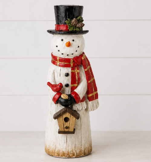 Enjoying Nature Snowman Tabletop Figure - 2 Options