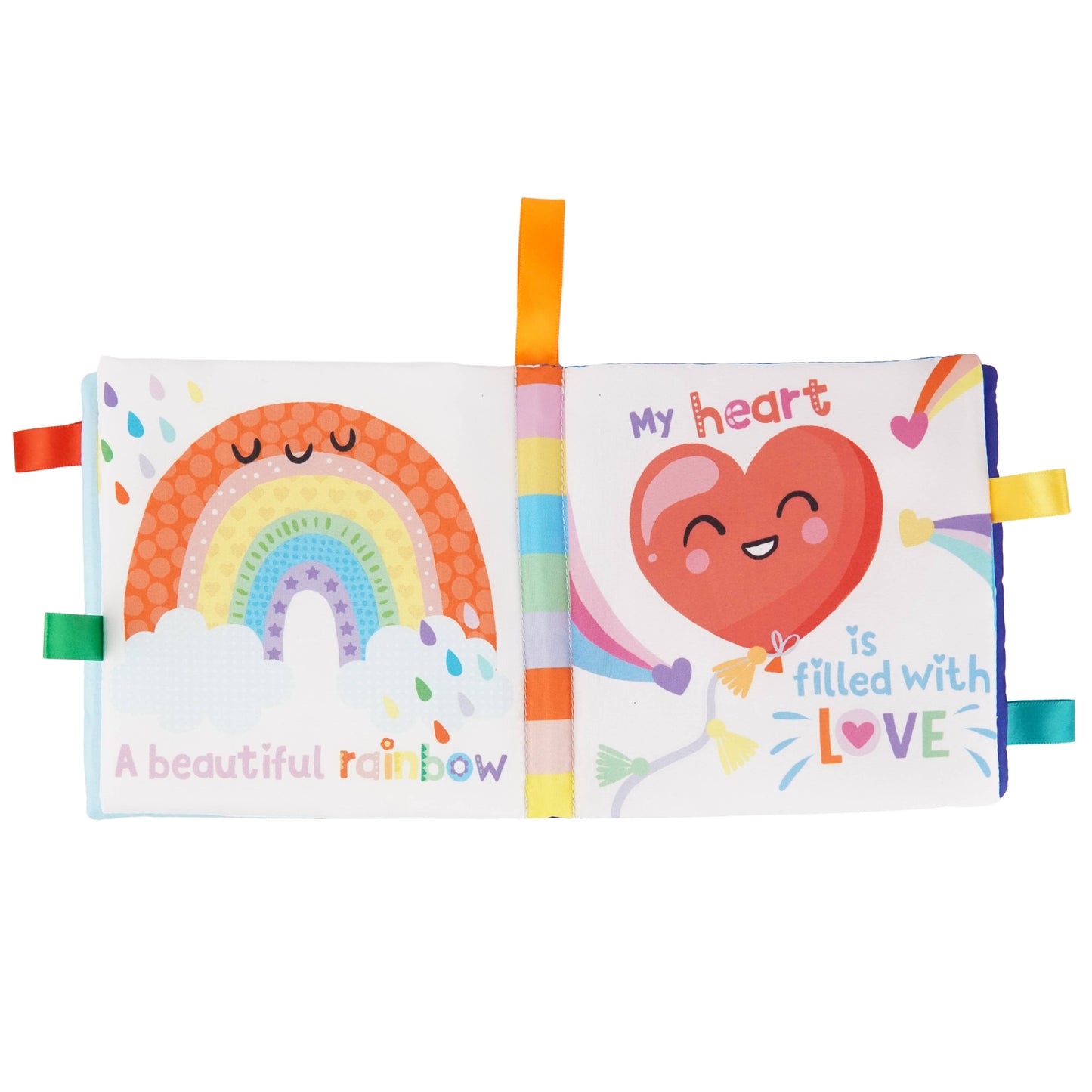 Hello, Sunshine! Cloth Book With Ribbon Tags