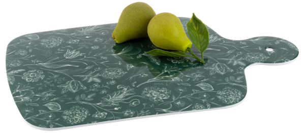 Green Botanicals Charcuterie Cutting Board - Melamine