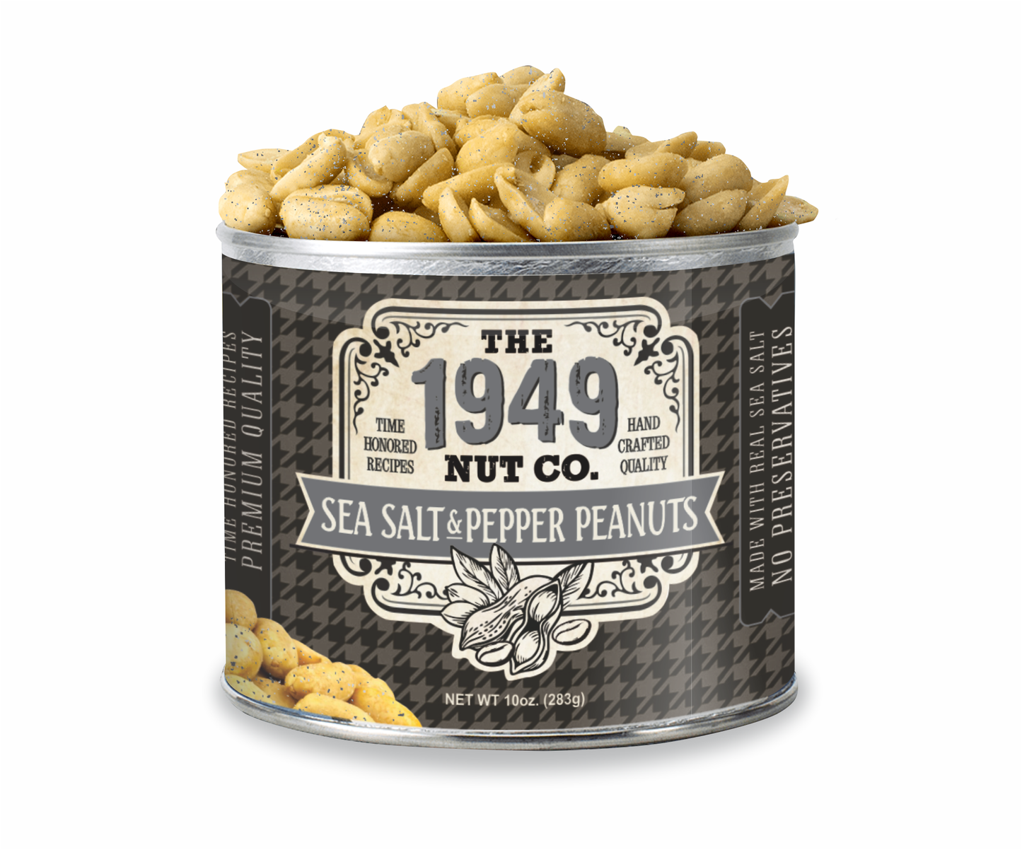 Sea Salt & Pepper Peanuts - 1949 Nut Co 10 oz