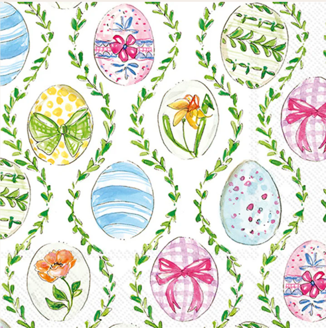 Cocktail Napkins - Easter Bunny Eggs