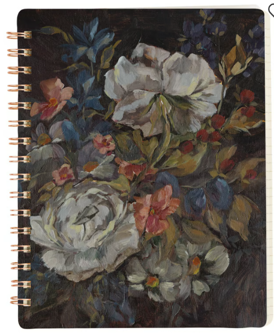 Moody Floral Spiral Notebook