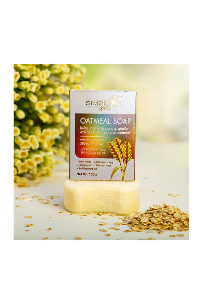 Simply Bella Oatmeal Sponge Soap