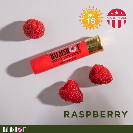 Balmshot Raspberry Moisturizing Lip Balm