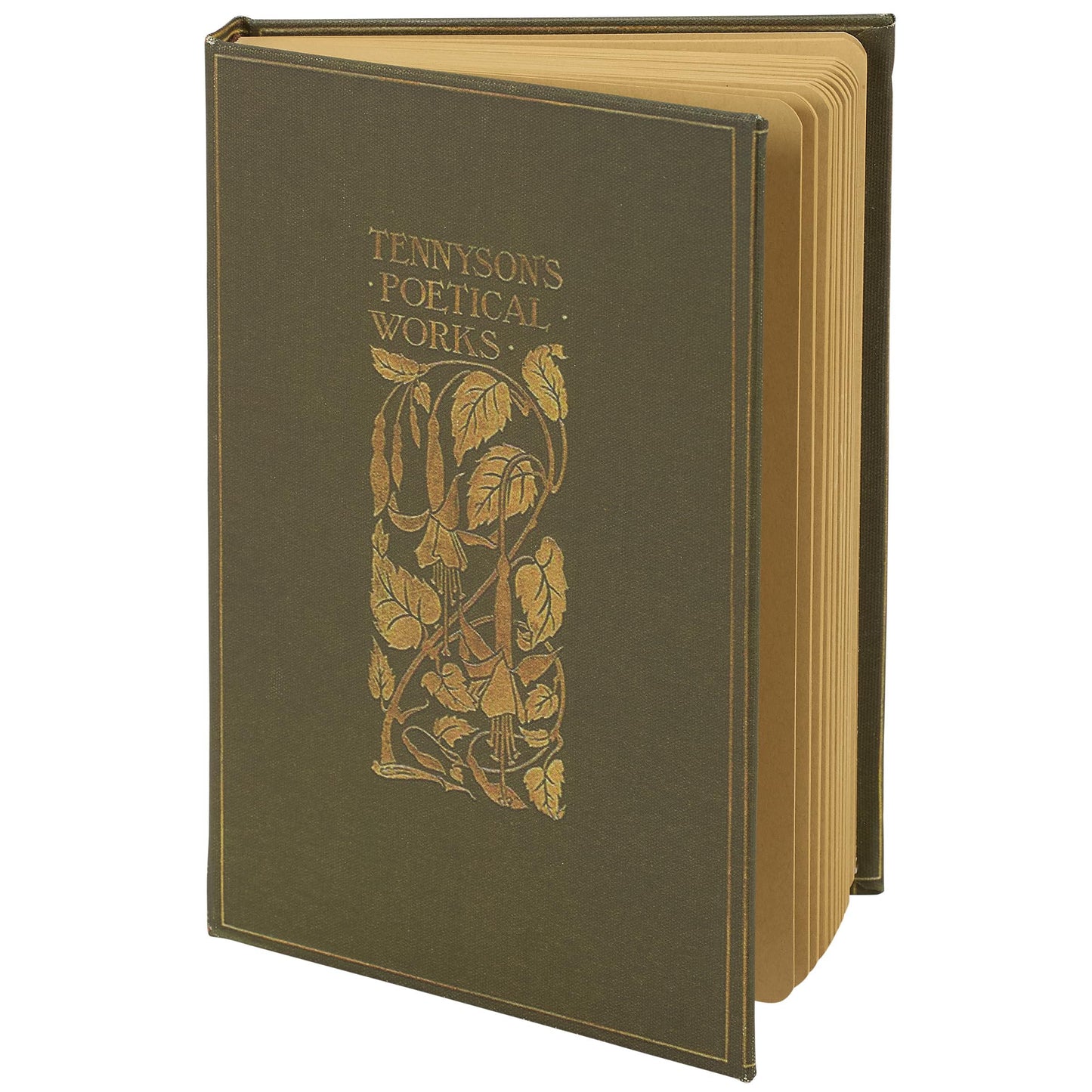 Vintage Style Journal - Tennyson's Poetical Works, lined pages