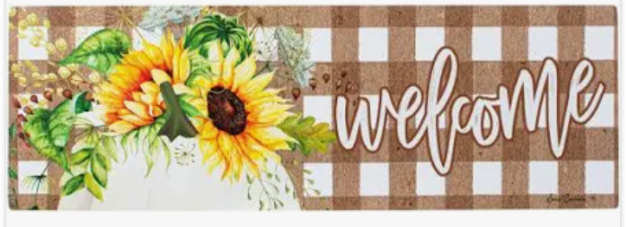Sunflower Welcome Fall Signature Sign - Custom Decor