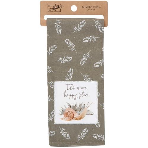Kitchen Towel Our Happy Place Snail