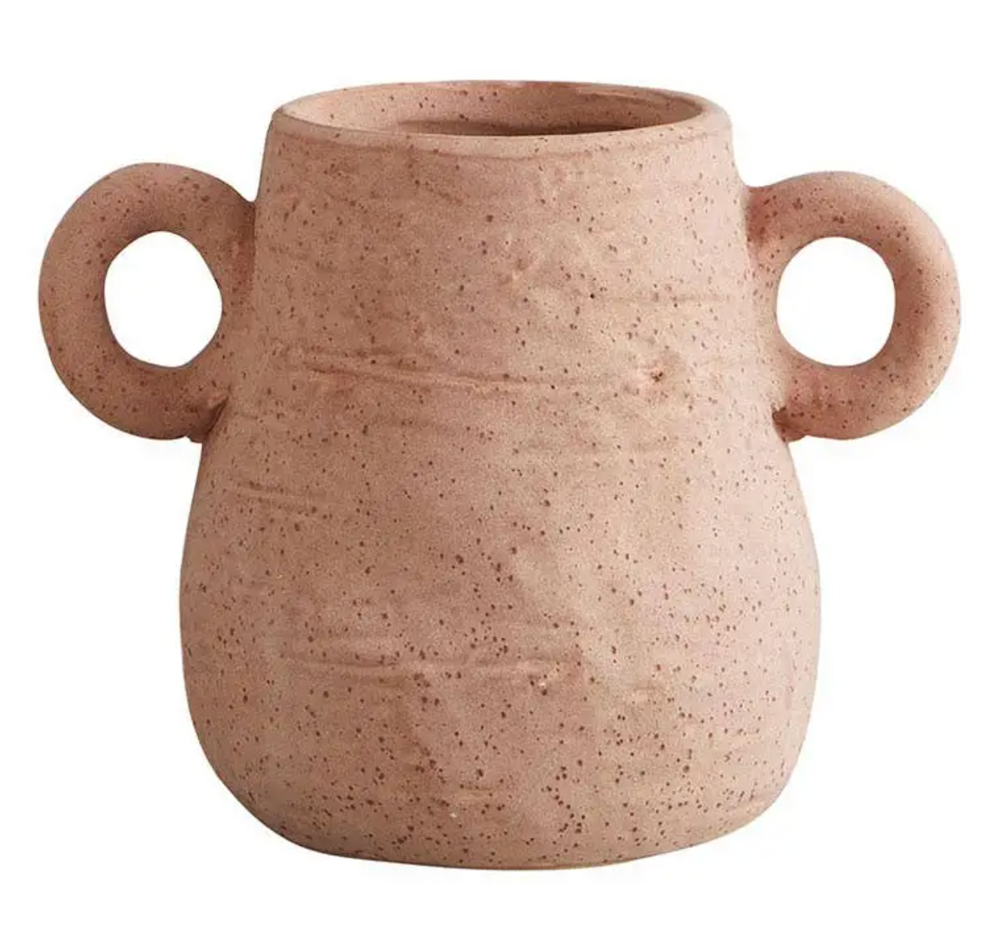 Stoneware 2-Handle Ceramic Pot