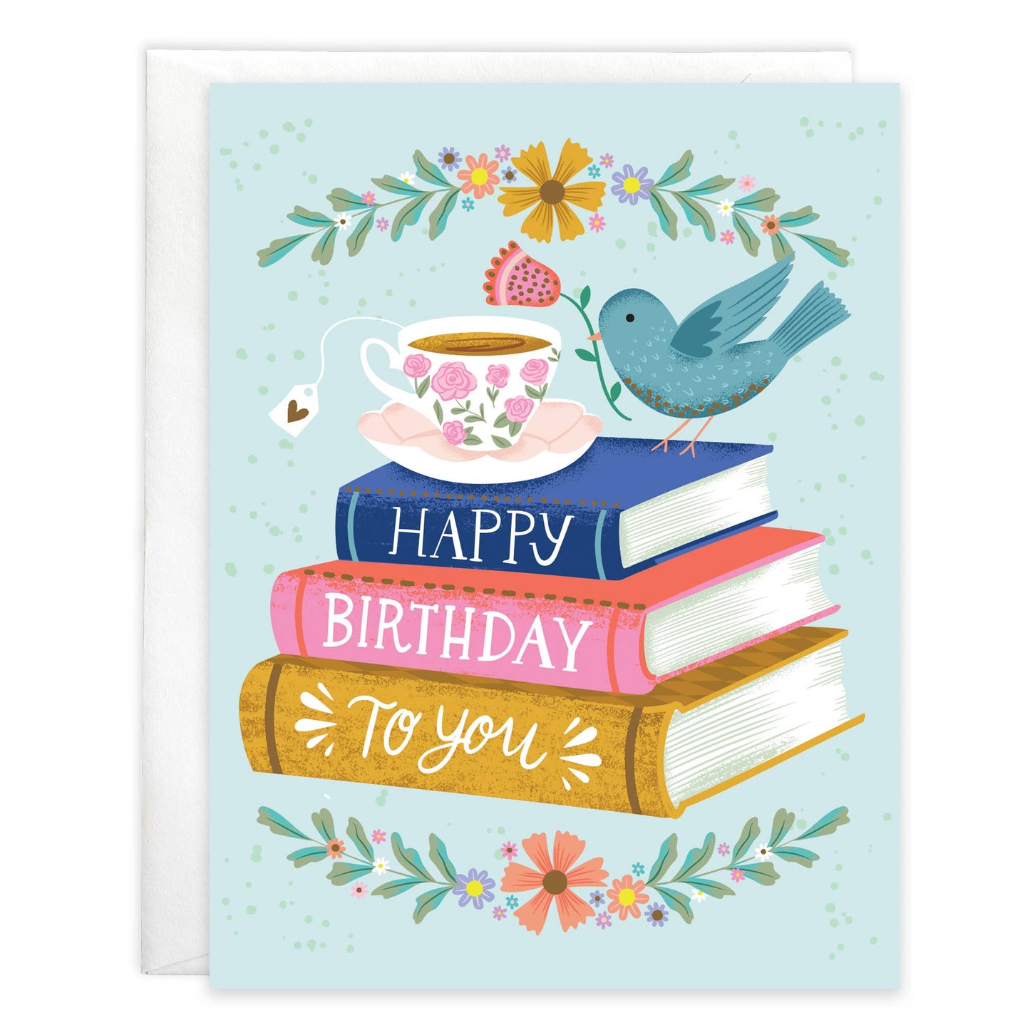 Happy Birthday to You Birthday Greeting Card - Books & Bird
