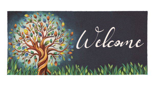 Autumn Twilight Tree of Life Coir Sassafras Mat Insert