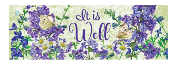 It Is Well Signature Sign - Custom Decor