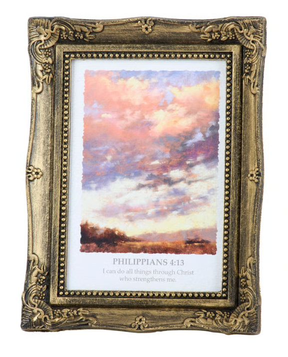 Philippians 4:13 Framed Art - "I Can Do All Things Through Christ"