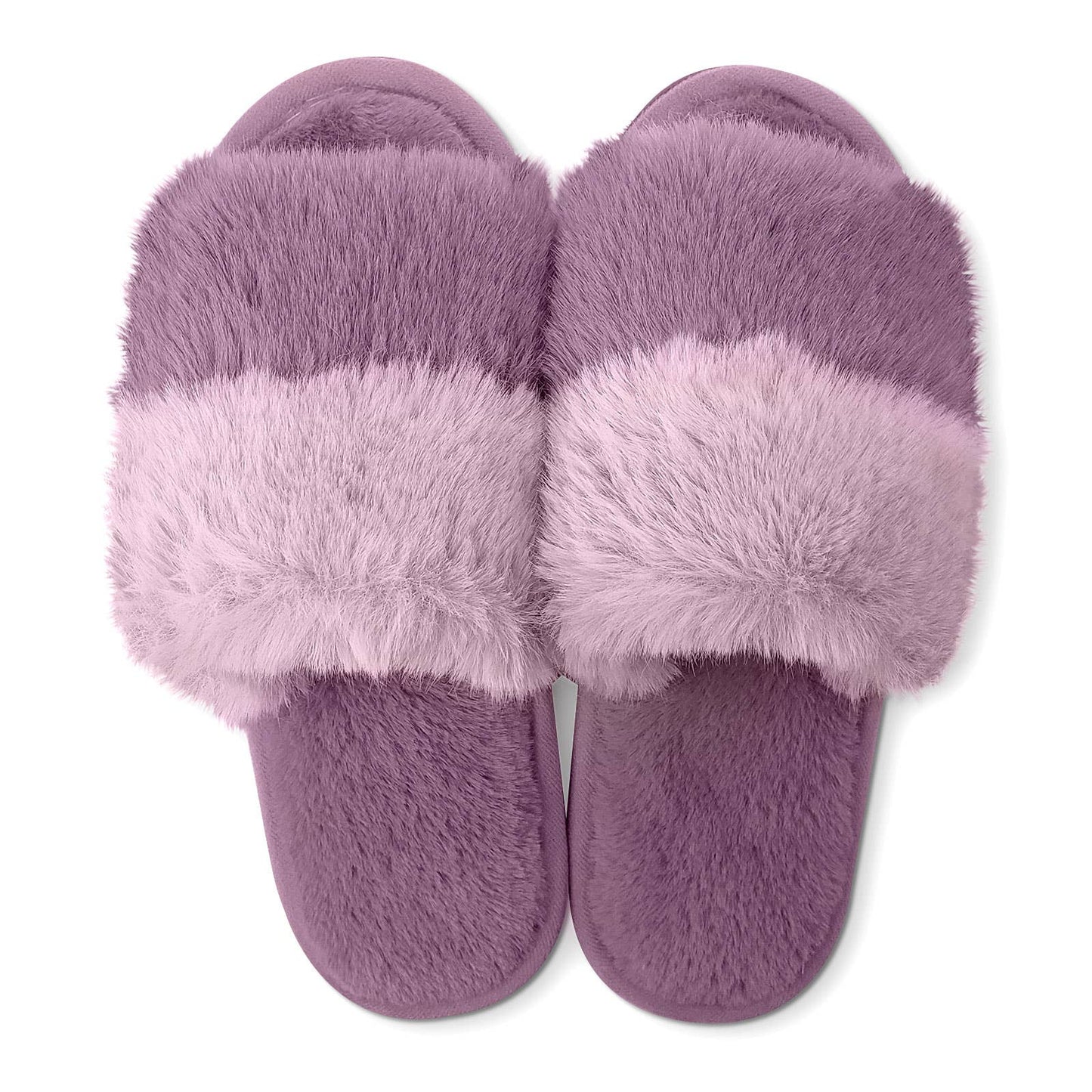 Hello Mello Cotton Candy Puff Slippers - Size and Color Options