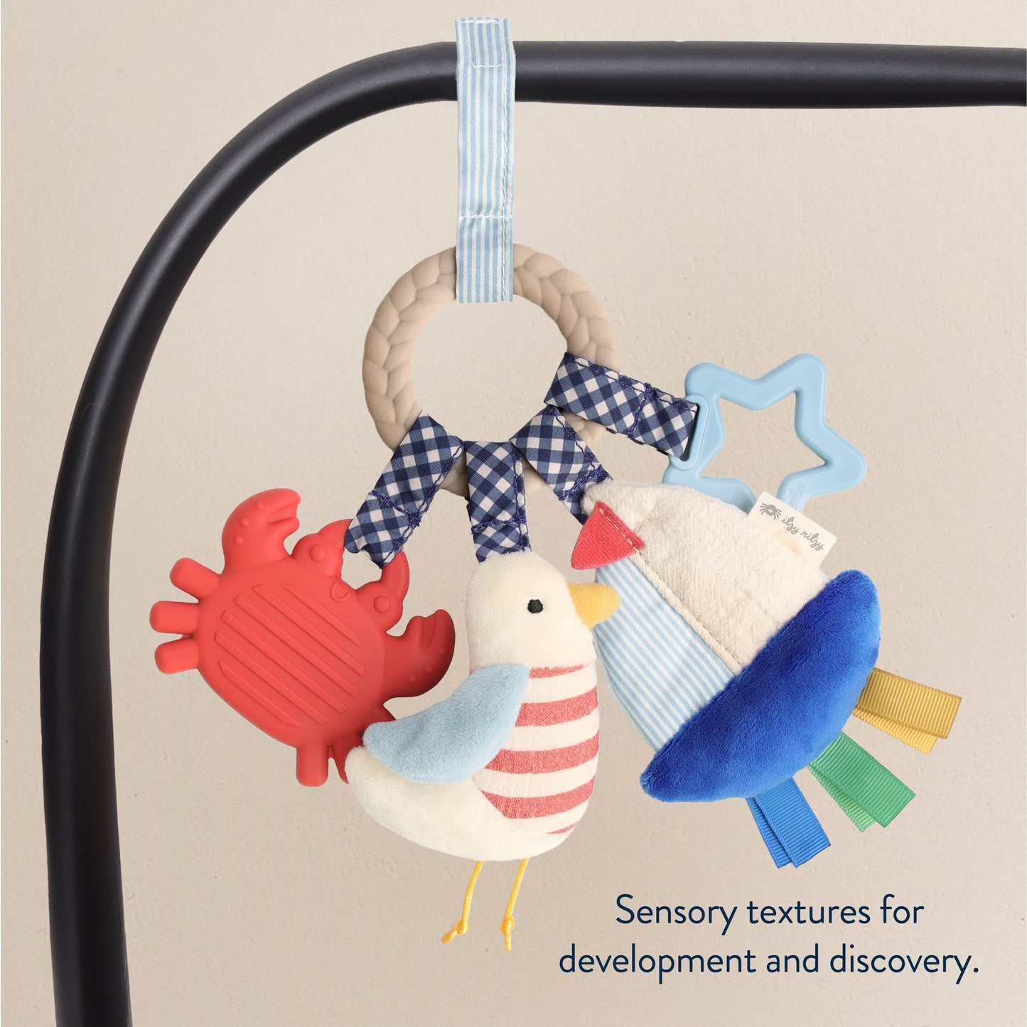 Nautical Bitzy Busy Ring™ - Itzy Ritzy Teether
