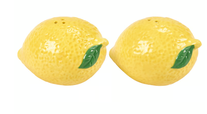 Lemon Salt And Pepper Shakers