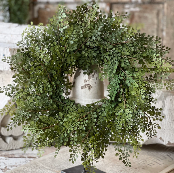 Damsel Fern Wreath - 18"