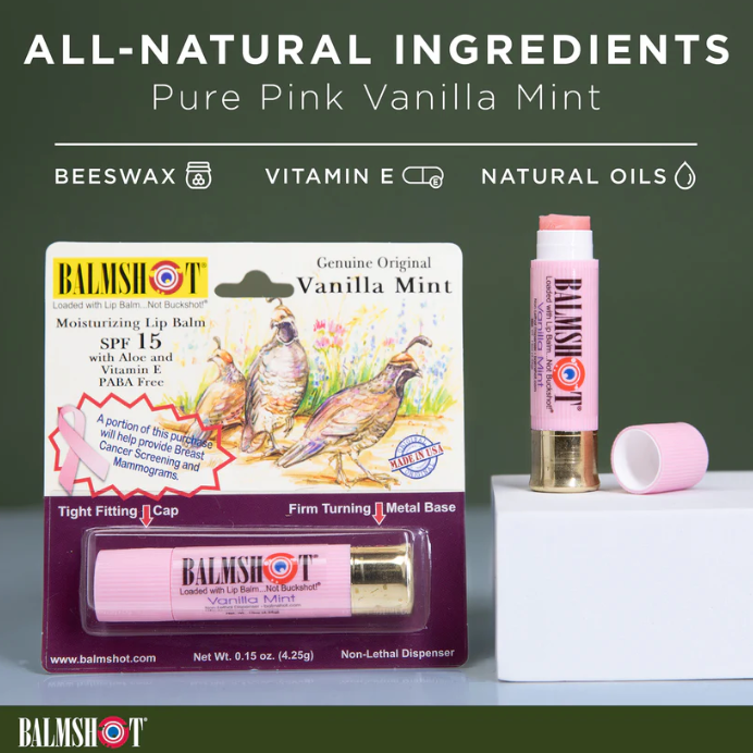 Balmshot Vanilla Mint Moisturizing Lip Balm