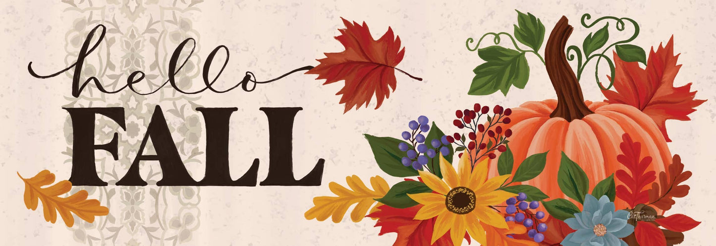 Hello Fall Signature Sign - Custom Decor