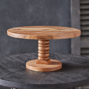 Wood Turned Dessert Stand or Riser