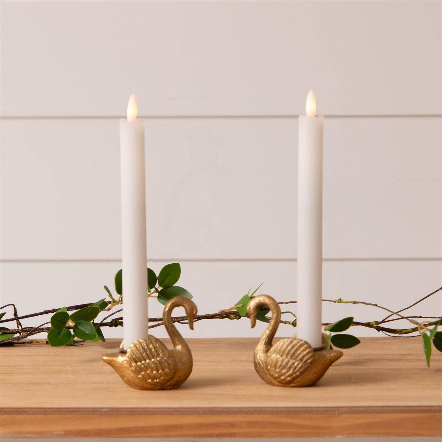Swan Taper Candle Holder - Sold Individually
