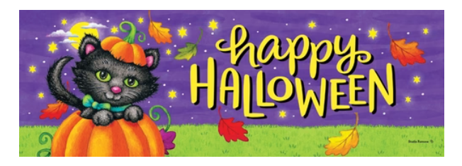 Halloween Cat Signature Sign - Custom Decor
