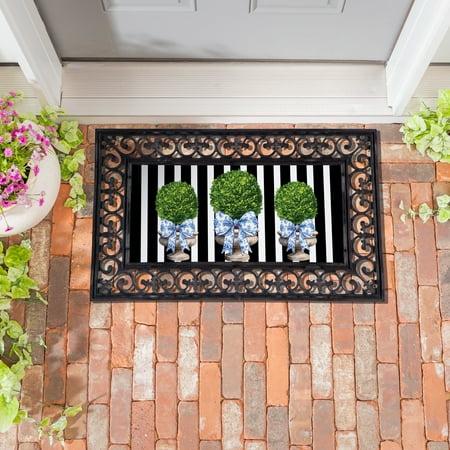 Boxwood Topiary Sassafras Switch Mat Doormat Insert