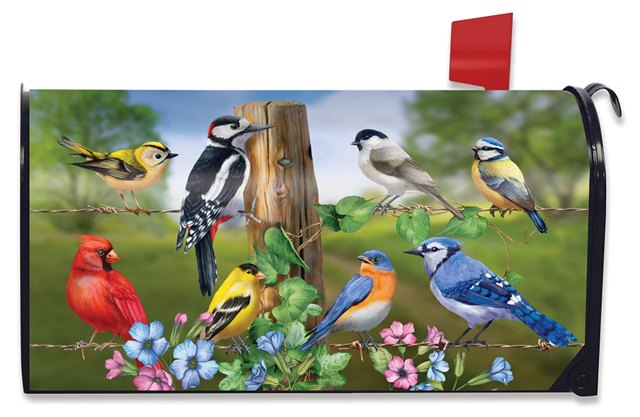 Country Birds Mailbox Cover - Standard Size