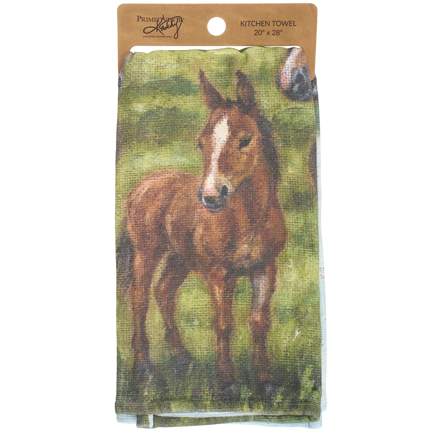 Horse Family Kitchen Towel