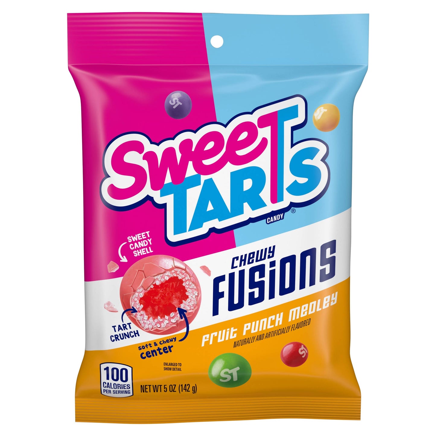 SweeTARTS Chewy Fusions - Fruit Punch Medley 5oz Bag