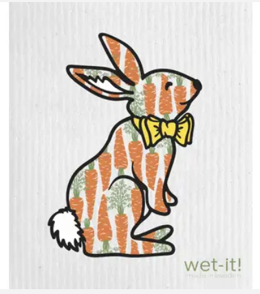 Swedish Dishcloth - Hungry Bunny