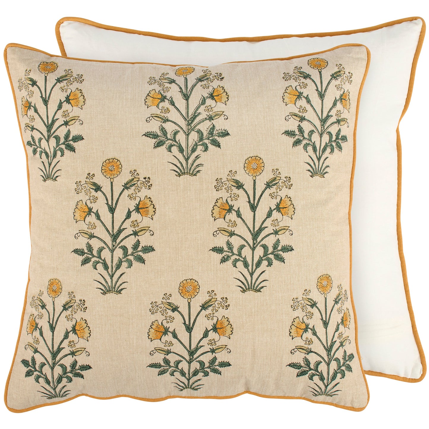 Marigolds Throw Pillow - 18"