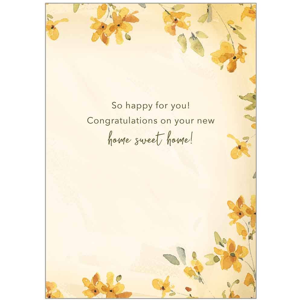 Congratulations on Your New Home Greeting Card