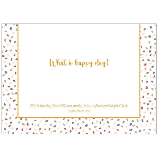 Triple Congrats Congratulations Greeting Card