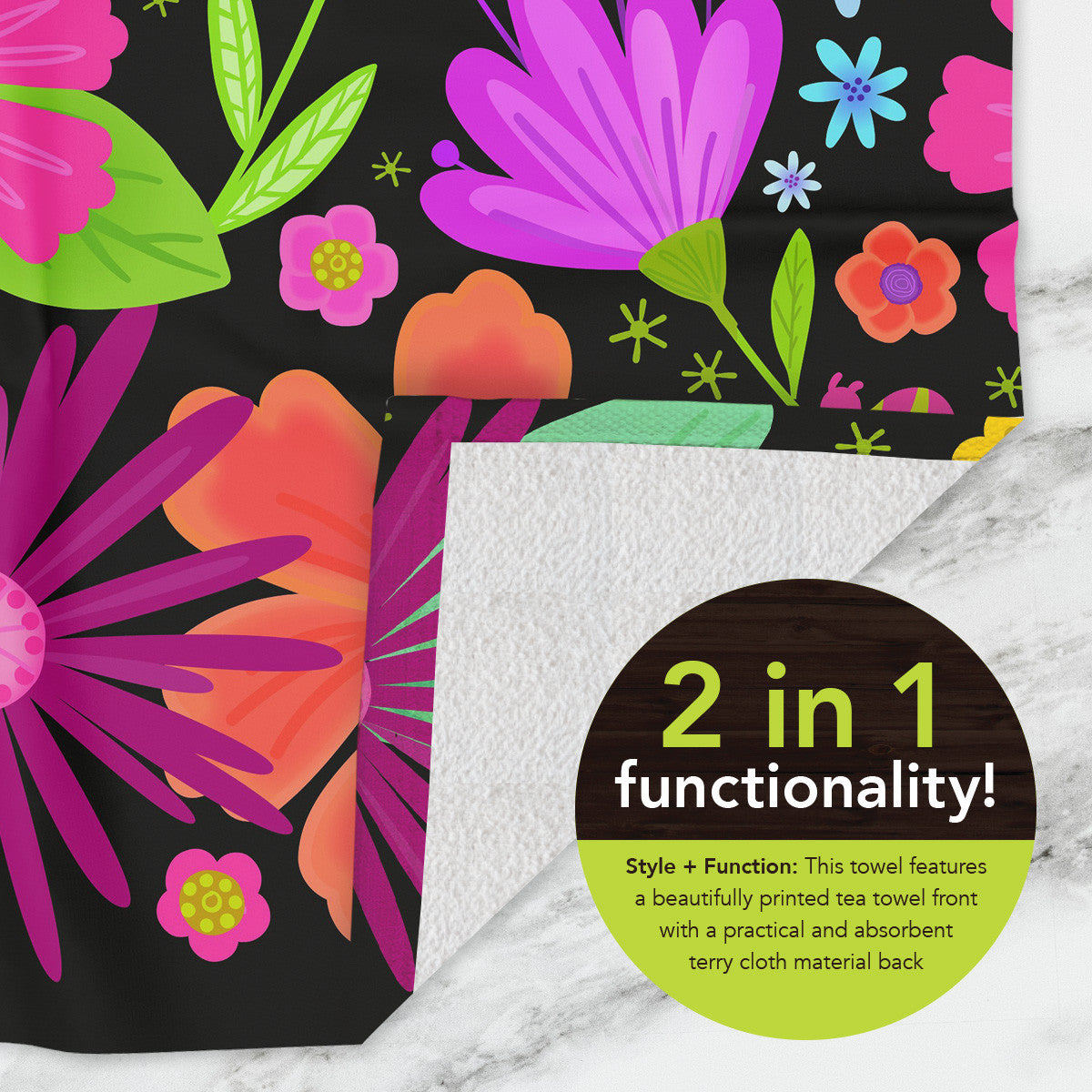 Spring Fling Cotton Hand Towel