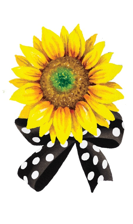 Sunflowers Dot Bow - Signature Sign Icon
