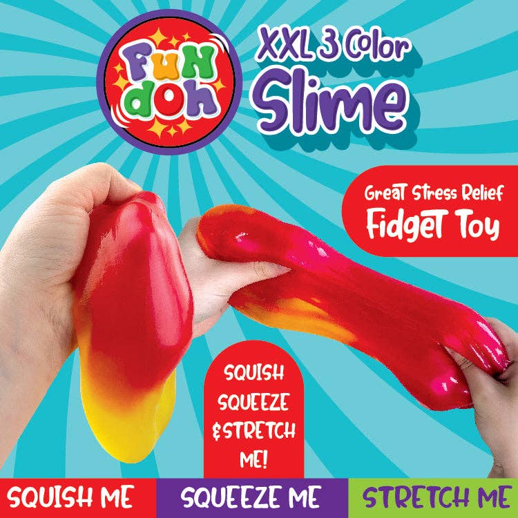 Fun Doh XXL Tri-Color JUMBO Sensory Squishy