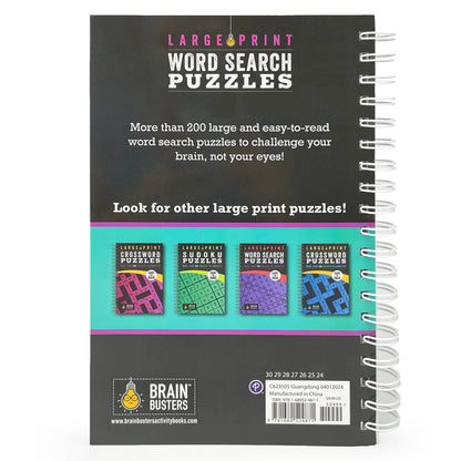 Large Print Word Search Adult Puzzle Book