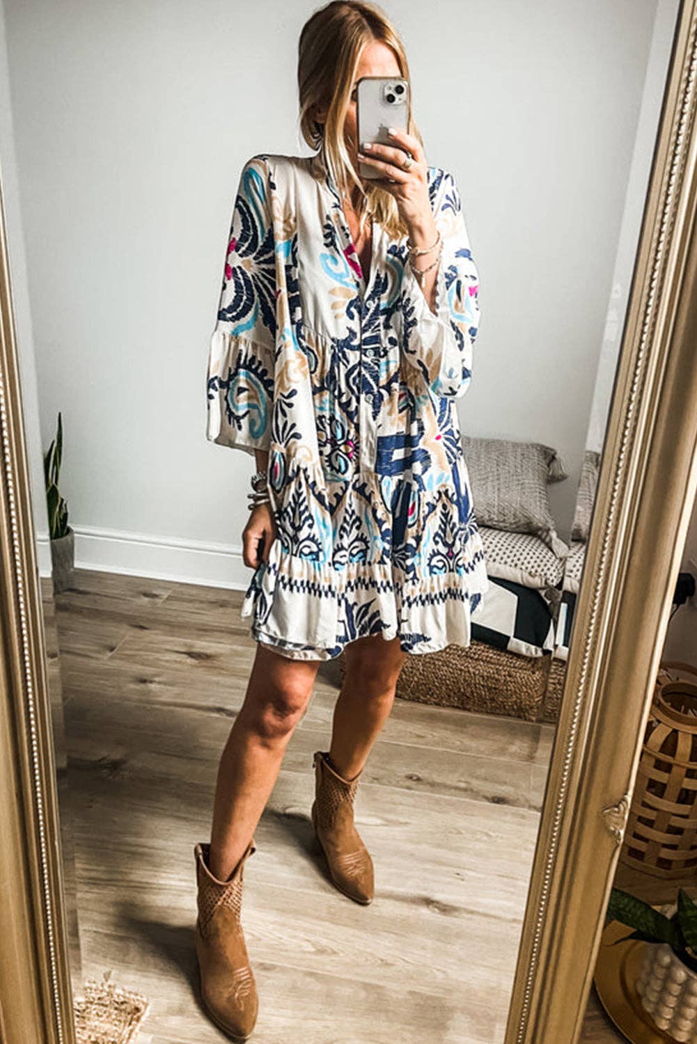 Summer Breeze Printed Dress