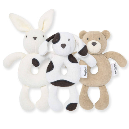 Puppy Plush Baby Rattle - Burt's Bees Baby